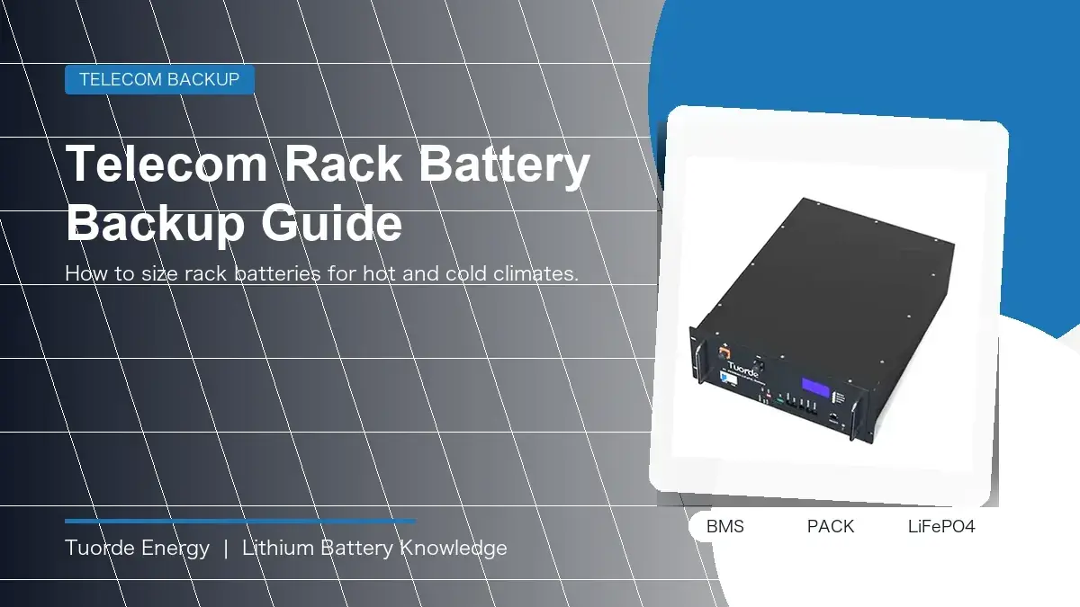 Telecom rack battery backup guide